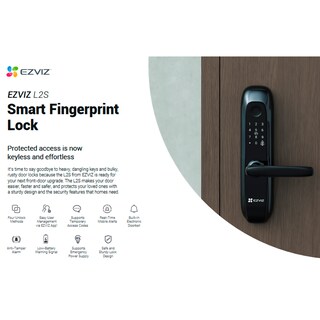 Foto 5 | Cerradura Inteligente para Huella y Contraseña EZVIZ Botón para Timbrar con Alarma Anti-intrusión