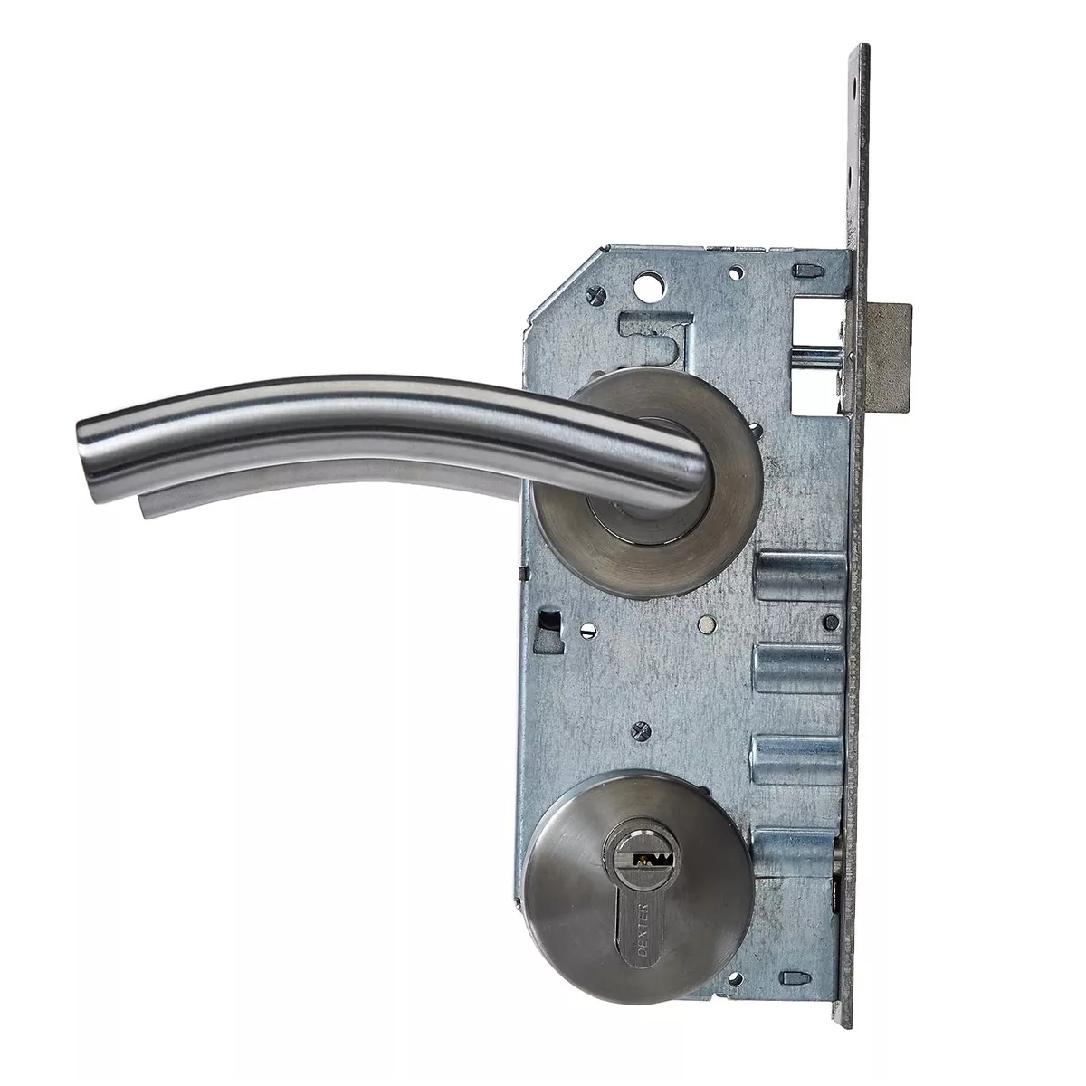 Foto 3 pulgar | Cerradura Chapa Alta Seguridad Cilindro 60mm Eo Safe Imports Esi-11477 color Plata