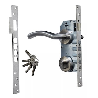 Foto 3 | Cerradura Chapa Alta Seguridad Cilindro 60mm Eo Safe Imports Esi-11477 color Plata