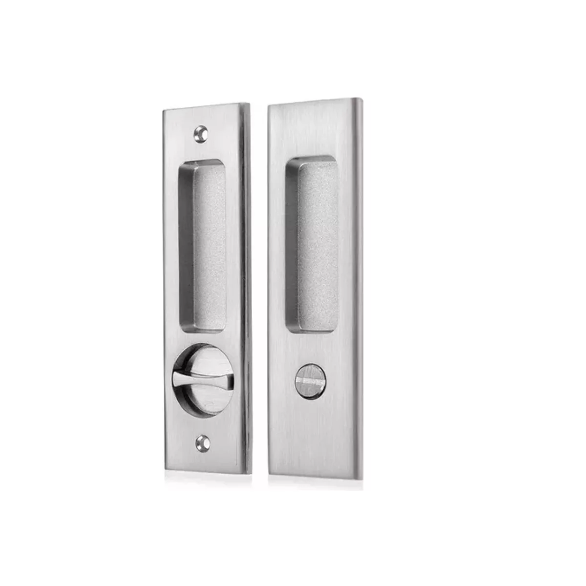 Foto 2 pulgar | Juego De Manija De Cerradura De Puerta Corredera  Eo Safe Imports Esi-15622 Plata