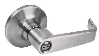 Foto 1 | Manija Tubular Plana Función Baño, Níquel Satinado, Llave Estándar, Blíster Lock