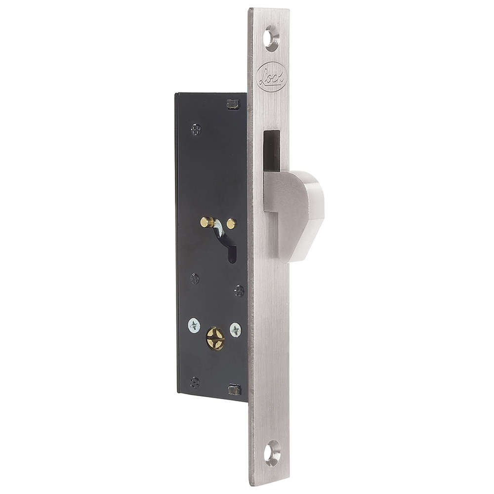 Foto 1 | Cerrojo Para Embutir De Gancho, Níquel Satinado, Llave Tetra, En Caja Lock