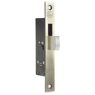 Foto 1 | Cerrojo Para Embutir De Paleta, Latón Antiguo, Llave Tetra, En Caja Lock