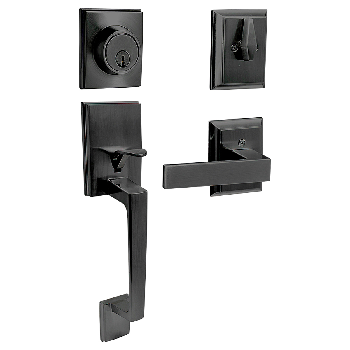 Foto 1 | Gatillo Rectangular Sólido Para Entrada Función Doble, Negro, Visual Lock