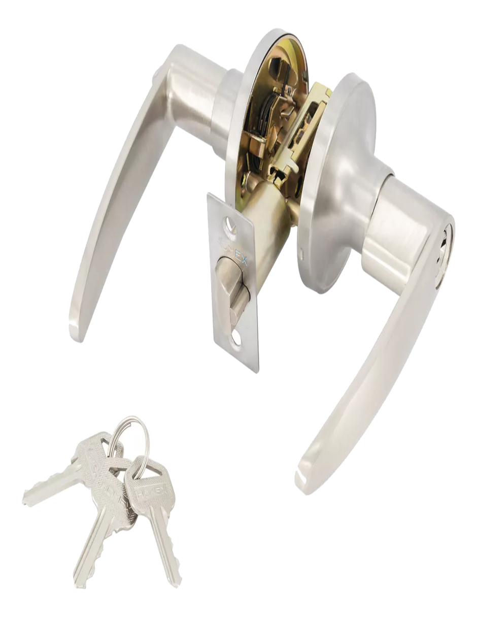 Foto 3 pulgar | Cerradura Manija Para Puerta Recamara + Termo De Agua De Regalo Güish