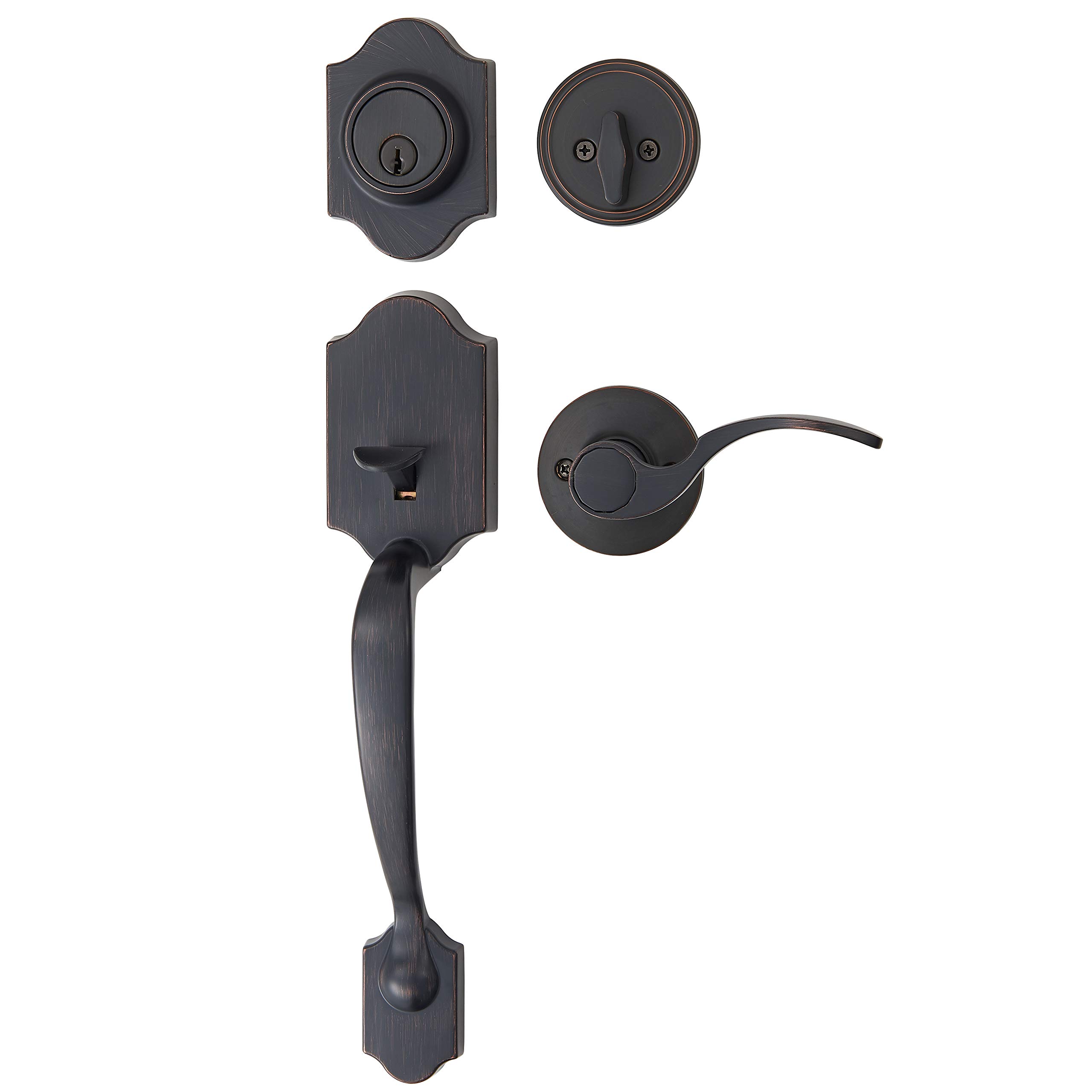 Handleset Amazon Basics Shelby Lever Monocilíndrico, Paquete De 6 - Venta Internacional.