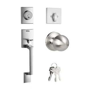 Foto 1 | Juego Cerradura Belug Puerta Manija De Puerta De Servicio Plata
