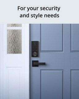 Foto 3 | Tirador De Puerta Eufy Security Square Negro Mate, Se Adapta A Todos - Venta Internacional.