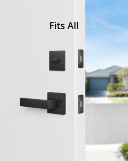 Foto 4 | Tirador De Puerta Eufy Security Square Negro Mate, Se Adapta A Todos - Venta Internacional.