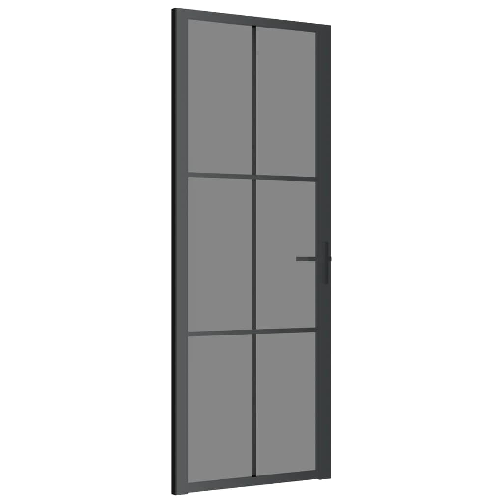 Foto 2 pulgar | Puerta Interior Vidaxl, Vidrio Esg Negro Templado Duradero - Venta Internacional.