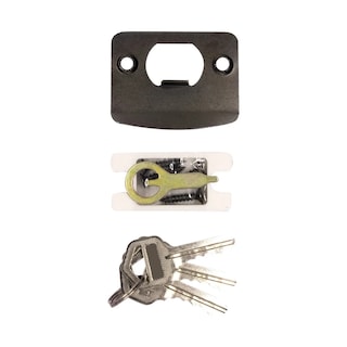 Foto 5 | Chapas Para Puertas Cerradura Manijas Con Llave Lab.g Negro