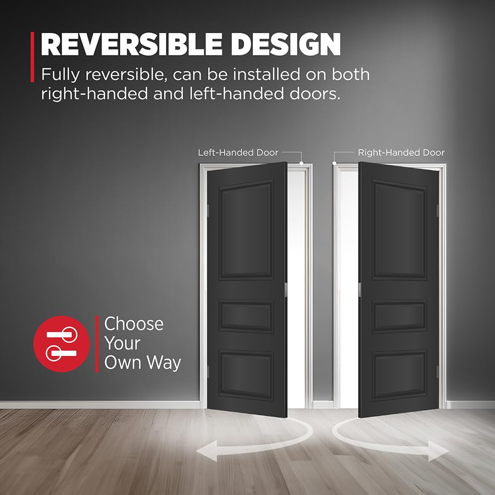 Foto 5 | Tirador De Puerta Falso Kwikset Halifax Cromado Satinado De Un Solo Lado - Venta Internacional.