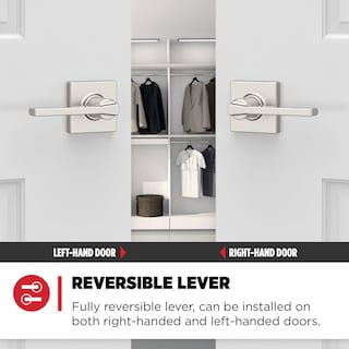 Foto 4 | Manilla De Puerta Kwikset Casey Interior Passage Níquel Satinado - Venta Internacional.
