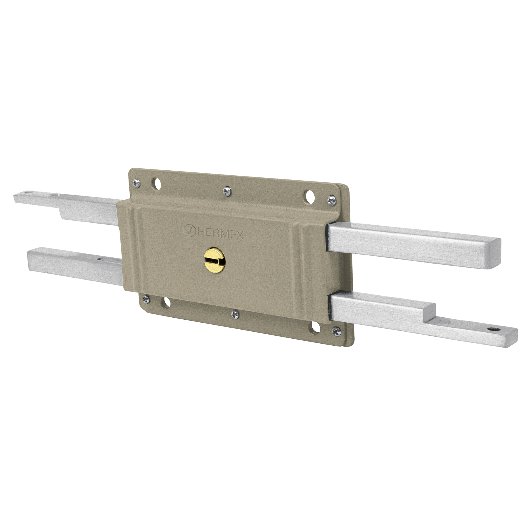 Foto 1 | Cerradura Doble Barra Hermex CB-32 color Gris Doble Cerrojo