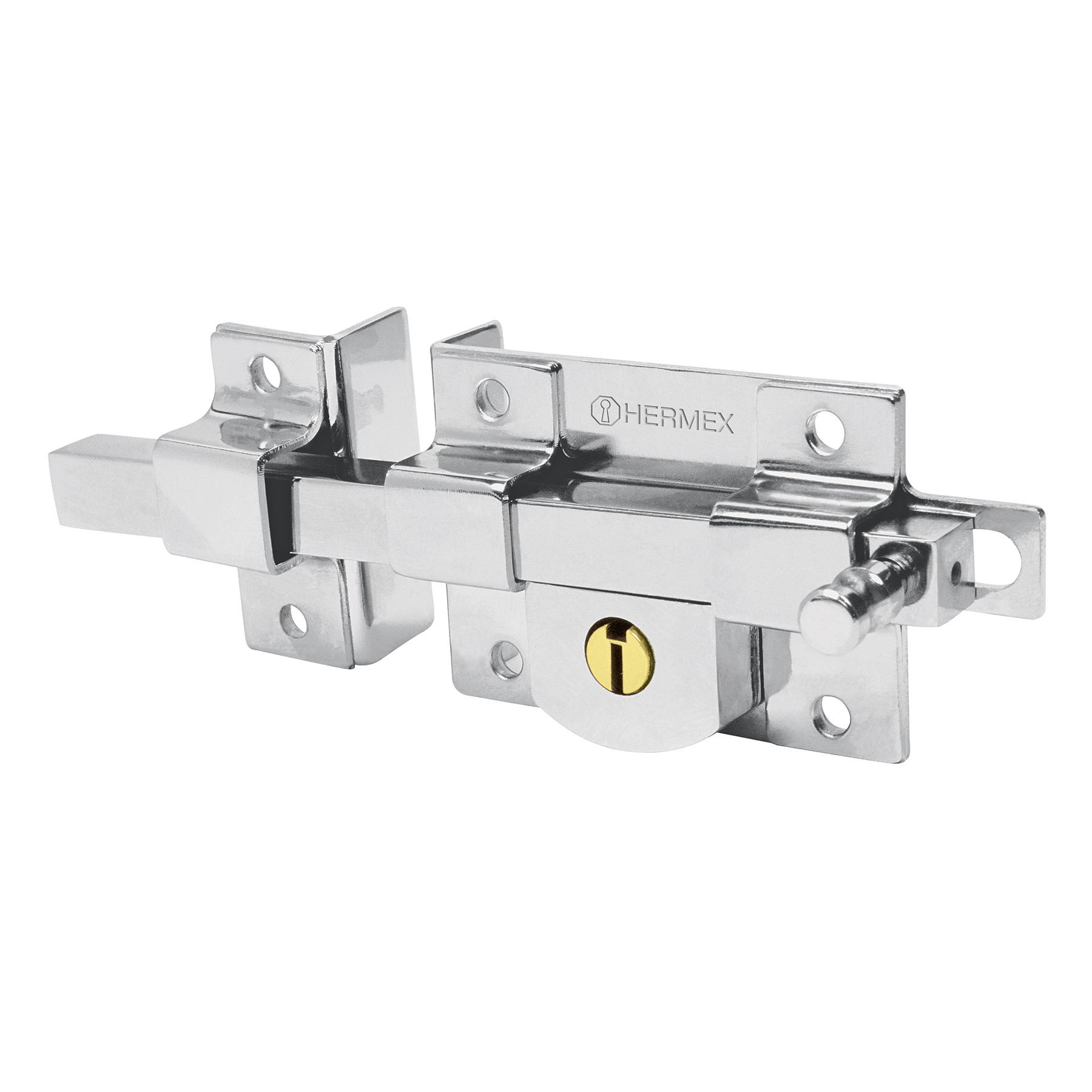 Cerradura de Barra Fija Hermex CB-40I color Gris Izquierda