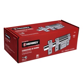 Foto 2 | Cerradura de Barra Fija Hermex CB-30 color Gris Cilindro Exterior