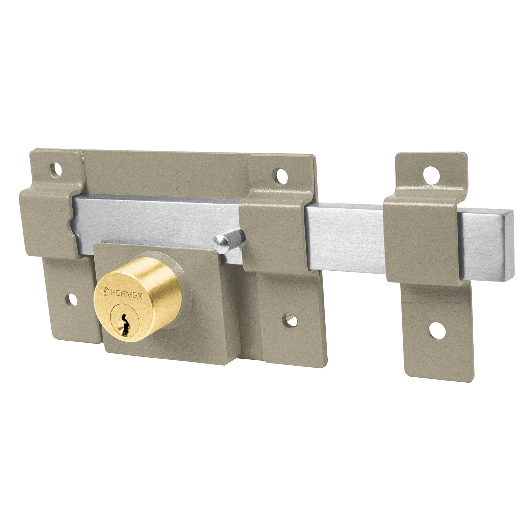 Cerradura de Barra Libre Hermex CB-35 color Gris