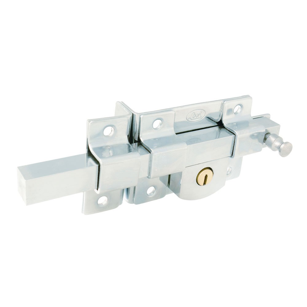 Cerradura Izquierda Barra Libre Cromo Brillante Lock