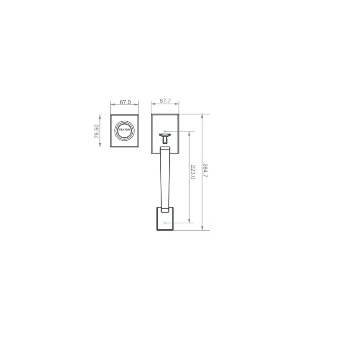 Foto 4 pulgar | Cerradura Residencial Puerta Principal Alta Seguridad Eo Safe Imports Esi-11476 color Plata