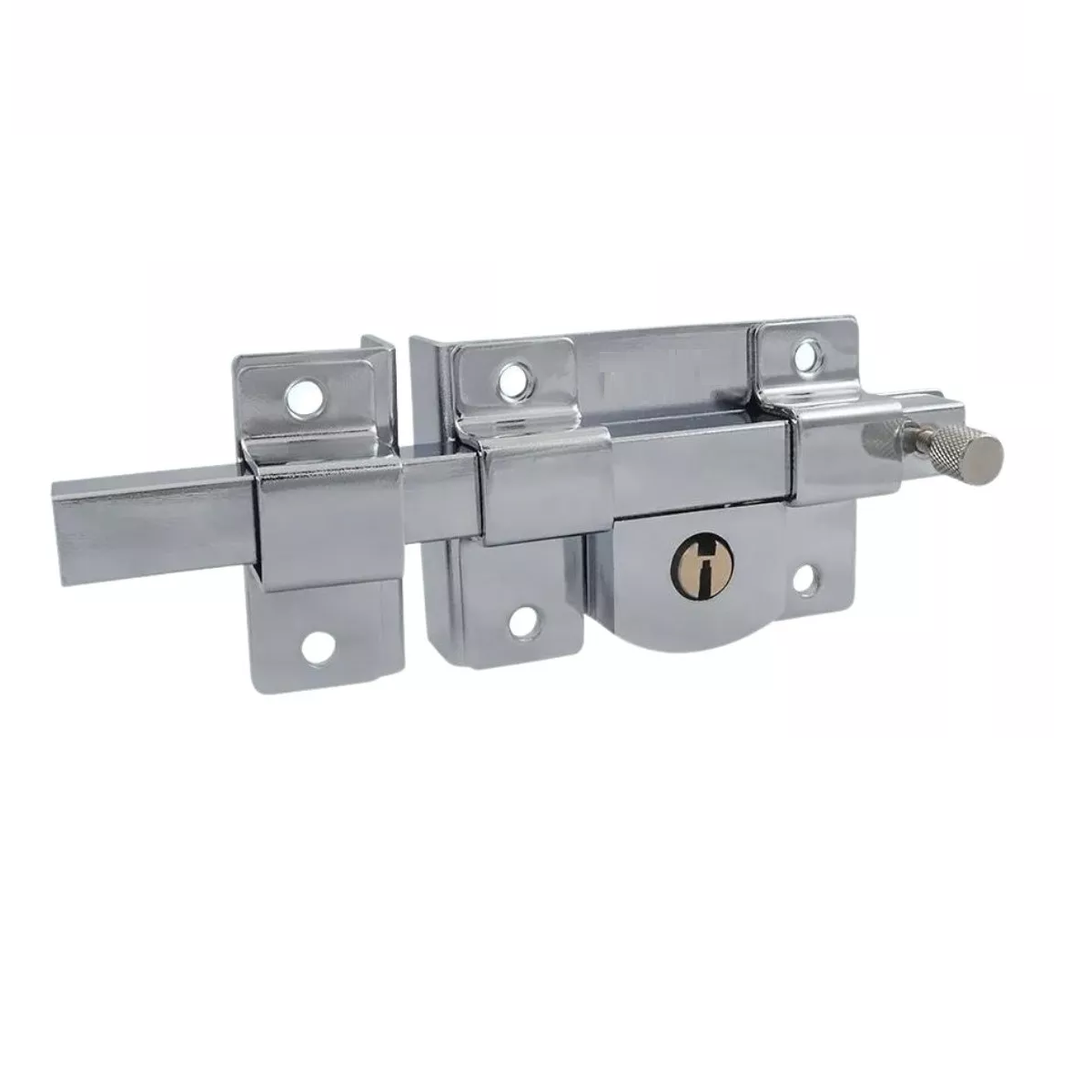 Cerradura Chapa De Seguridad Barra Fija Izquierda Eo Safe Imports Esi-11479 color Plata
