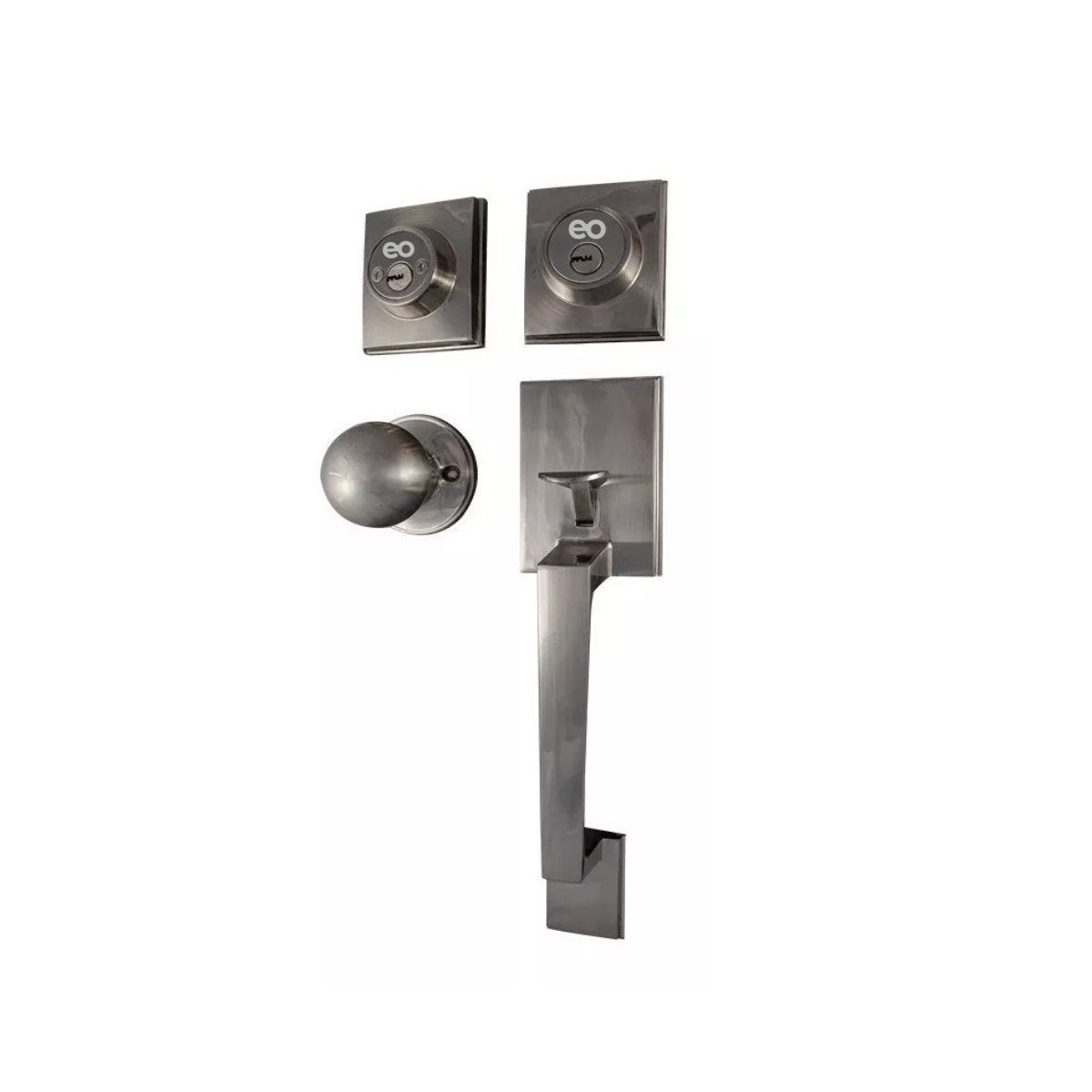 Language Cerradura Residencial Puerta Principal Alta Seguridad Eo Safe Imports Esi-11476-1 Plata