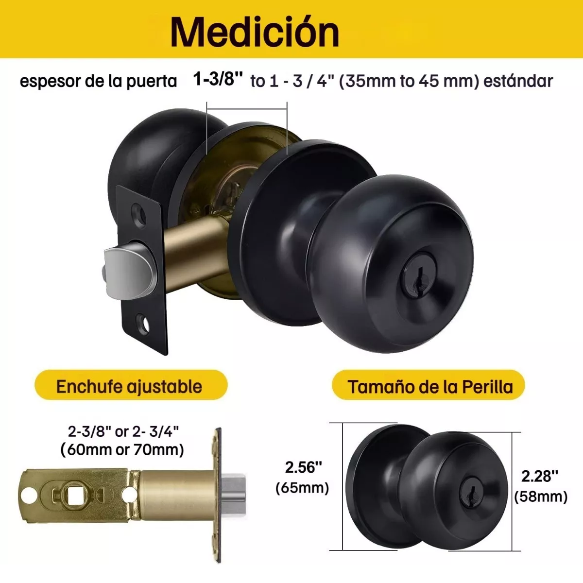 Foto 4 pulgar | Cerradura con Manija Eo Safe Imports Esi8361 para Puerta