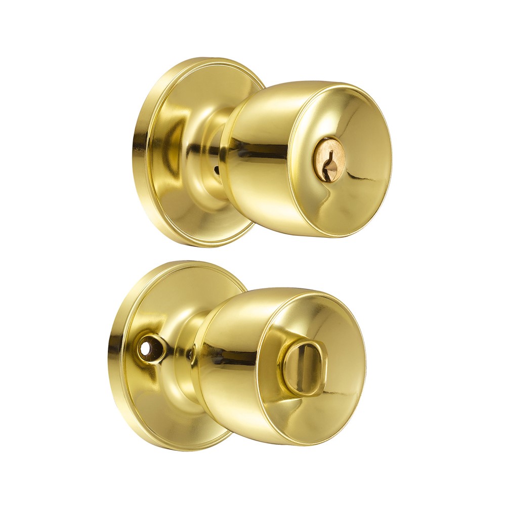 Foto 1 | Cerradura Pomo Copa Lock Latón Brillante