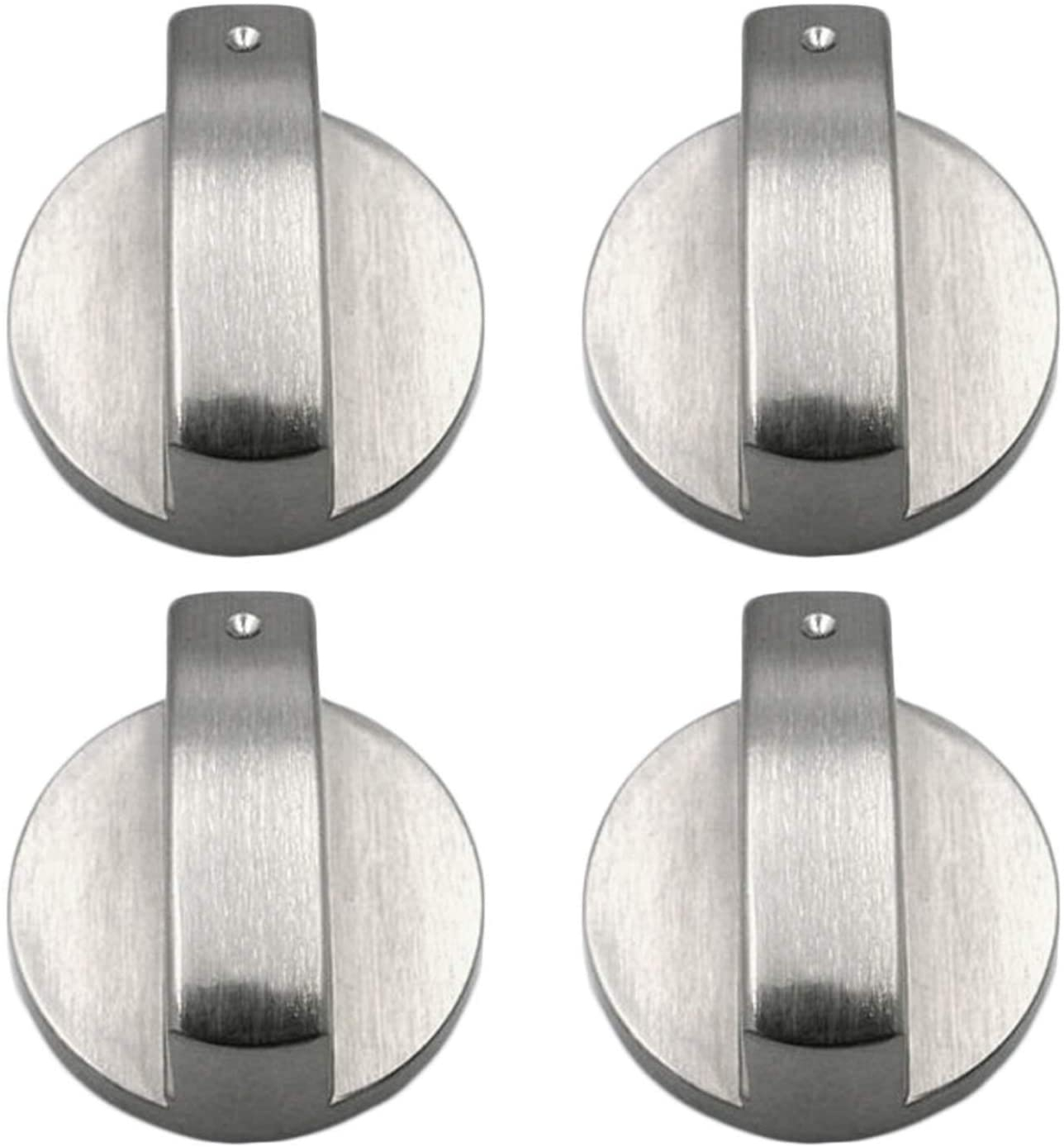 Foto 2 pulgar | Venta Internacional-Pomo para Estufa de Gas Jieyou 6 mm Plateado 4 Piezas
