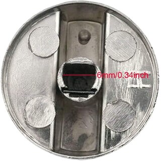 Foto 3 | Venta Internacional-Pomo para Estufa de Gas Jieyou 6 mm Plateado 4 Piezas
