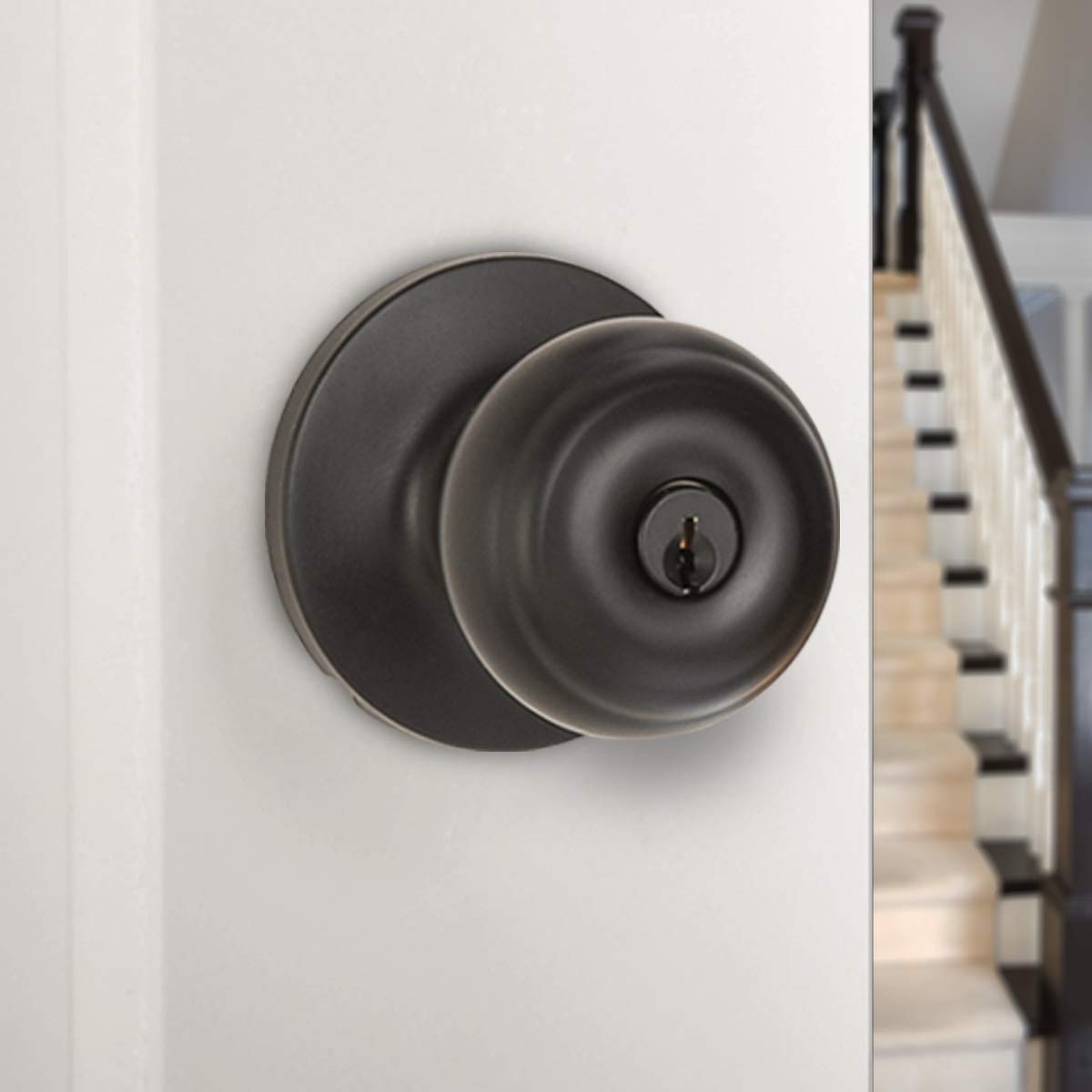 Foto 5 pulgar | Pomo Amazon Basics para Puerta Exterior-Venta Internacional