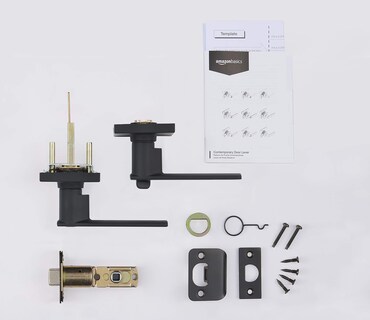 Foto 3 | Palanca de Puerta Amazon Basics Contemporary Stamford Privacy - Venta Internacional