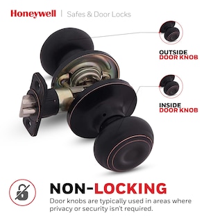 Foto 4 | Pomo De Puerta Honeywell Classic Passage Interior Bronce - Venta Internacional.