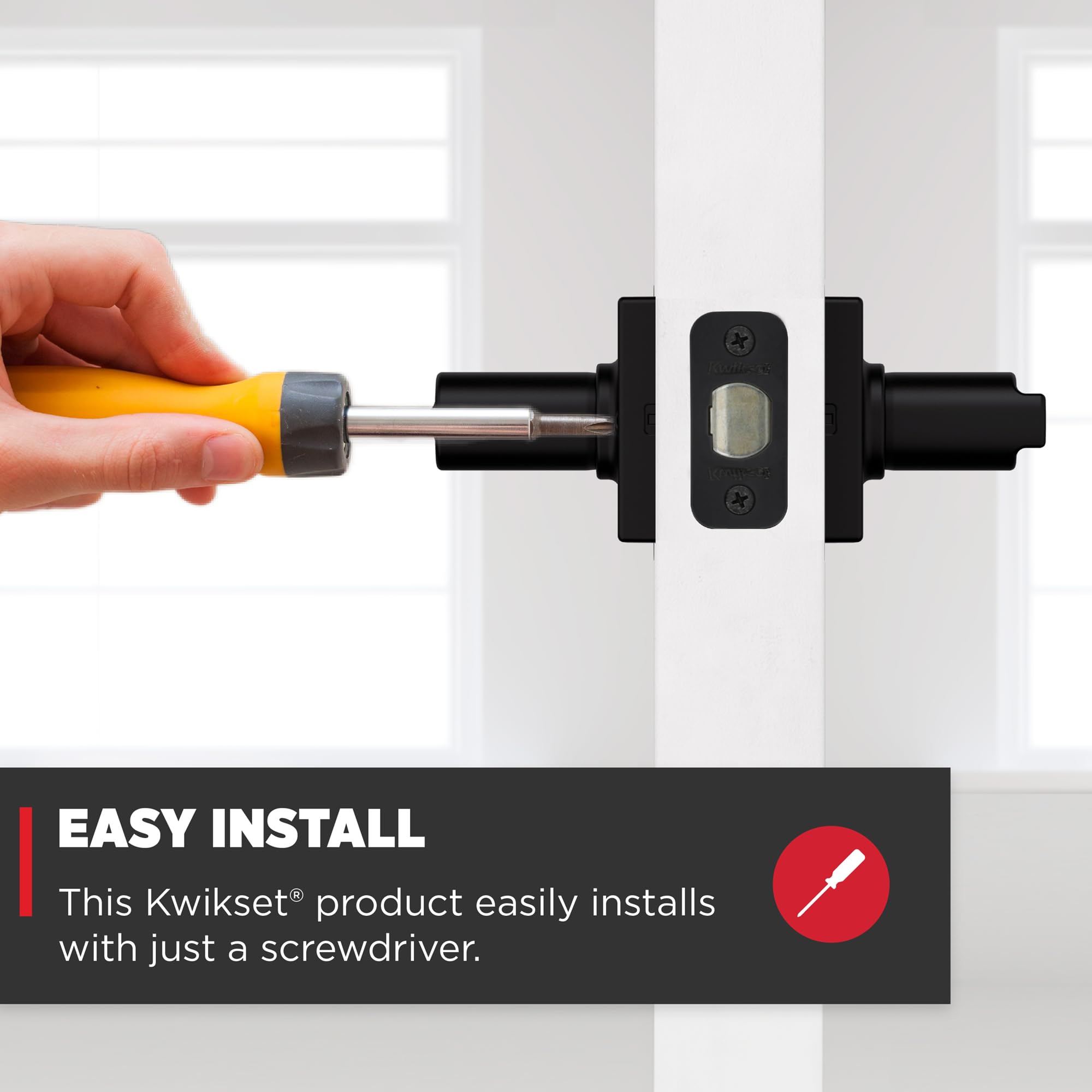 Foto 4 pulgar | Manilla De Puerta Kwikset Casey Interior Privacy Con Cerradura  Paquete De 4 - Venta Internacional.