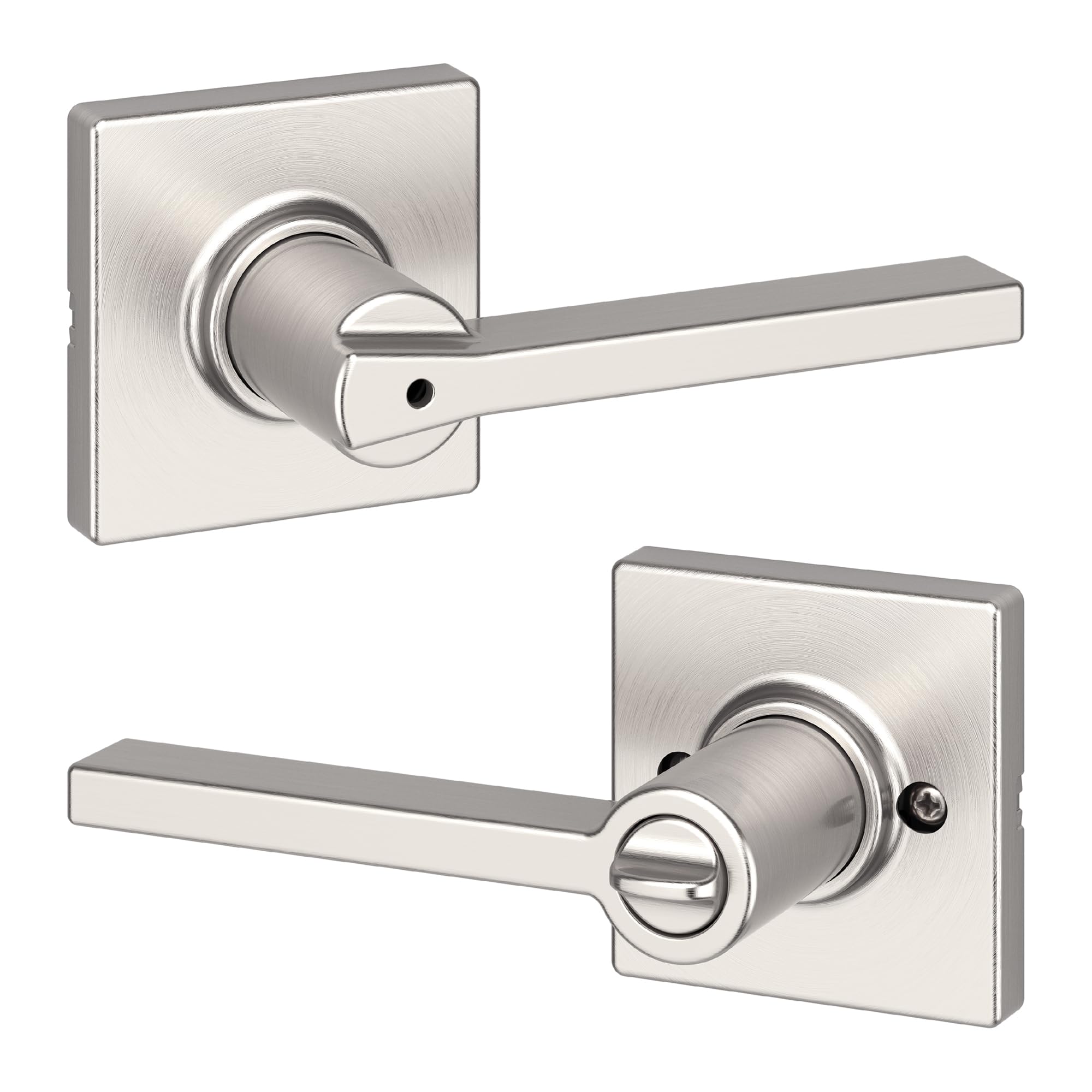 Foto 2 pulgar | Manilla De Puerta Kwikset Casey Interior Privacy Con Cerradura En Níquel Satinado - Venta Internacional.