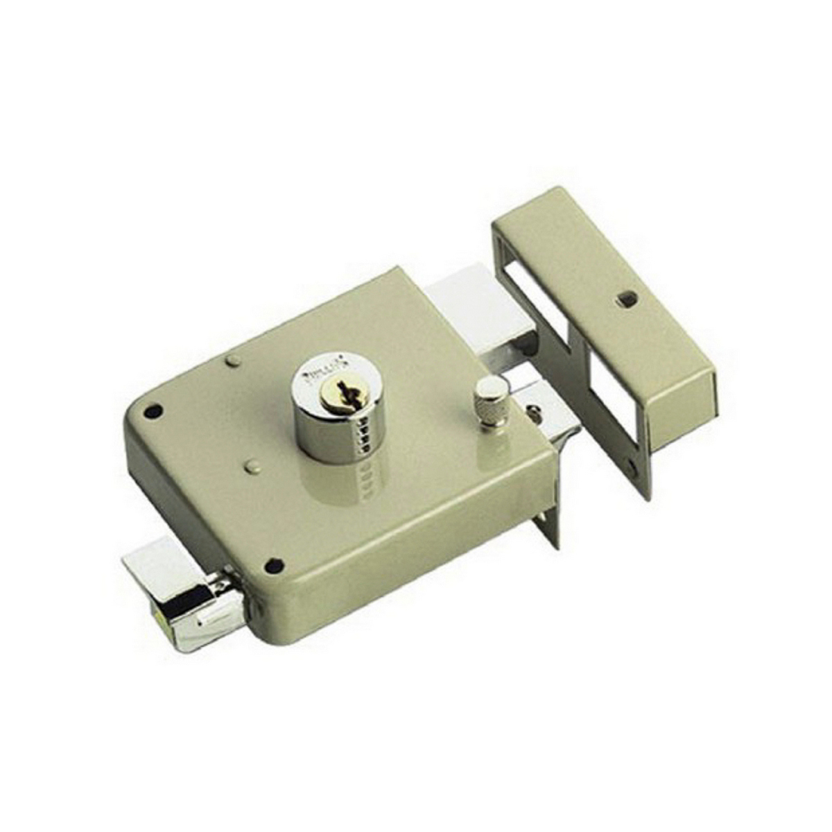 Cerradura Sobreponer Phillips Izquierda Clasica Beige
