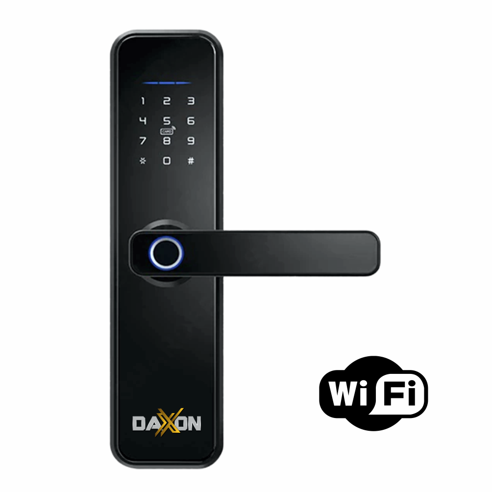 Foto 1 | Cerradura Electrónica Inteligente Daxxon B44 Negra Wifi y 5 Métodos de Apertura