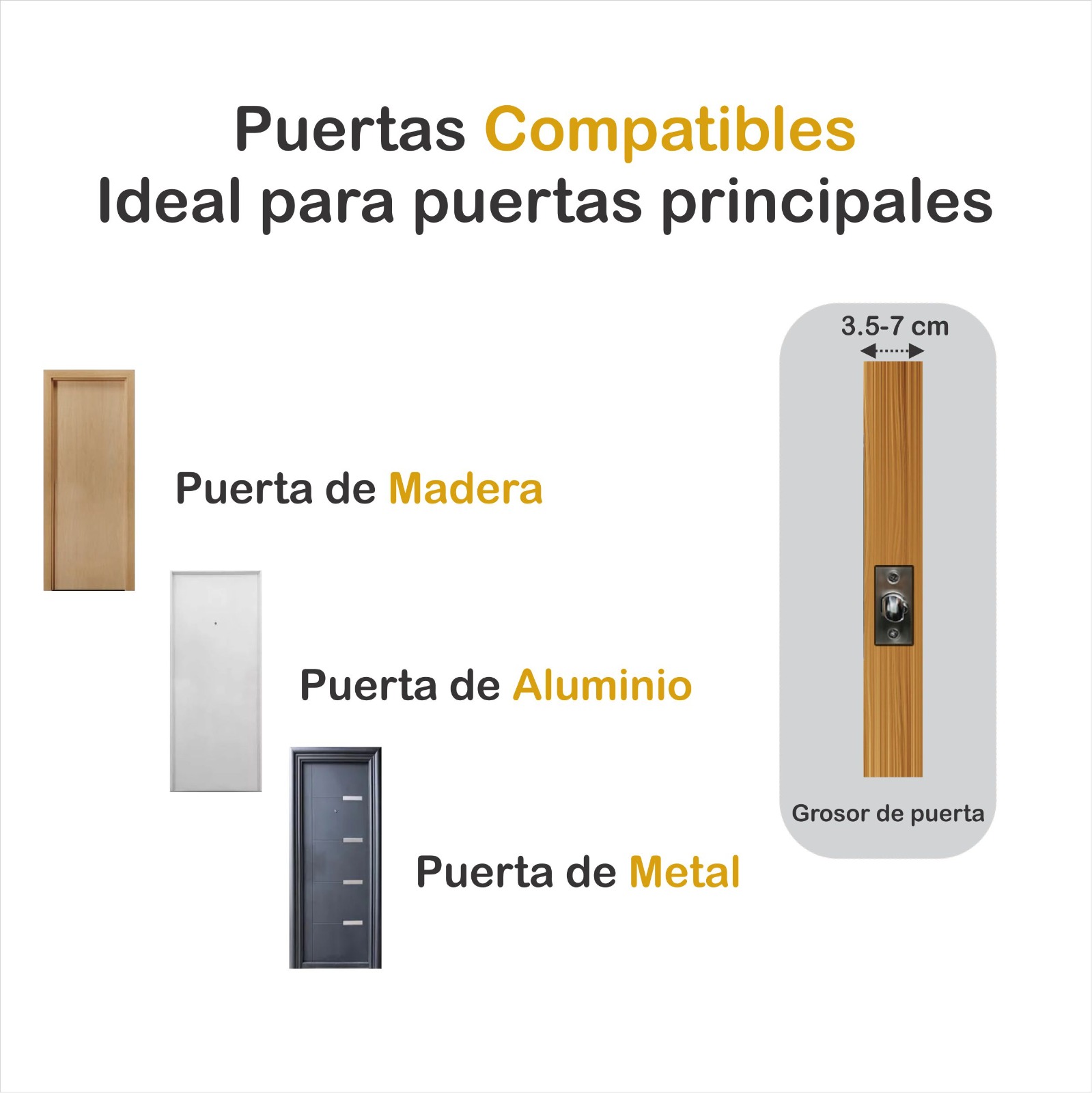 Foto 5 | Cerradura Electrónica Inteligente Daxxon B44 Negra Wifi y 5 Métodos de Apertura