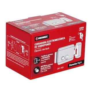 Foto 2 | Cerradura Electromecánica Hermex con Botón Derecha