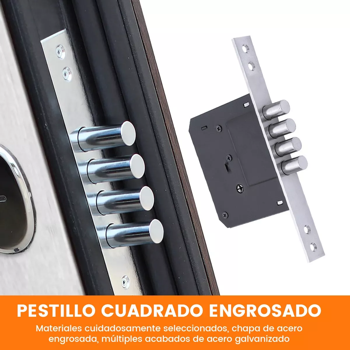 Foto 4 pulgar | Cerradura de Llave Cruzada con Pernos de Cuatro Cilindros Eo Safe Imports Esi-8356 color Negro