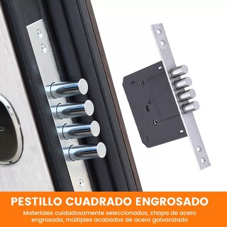 Foto 3 | Cerradura de Llave Cruzada con Pernos de Cuatro Cilindros Eo Safe Imports Esi-8356 color Negro
