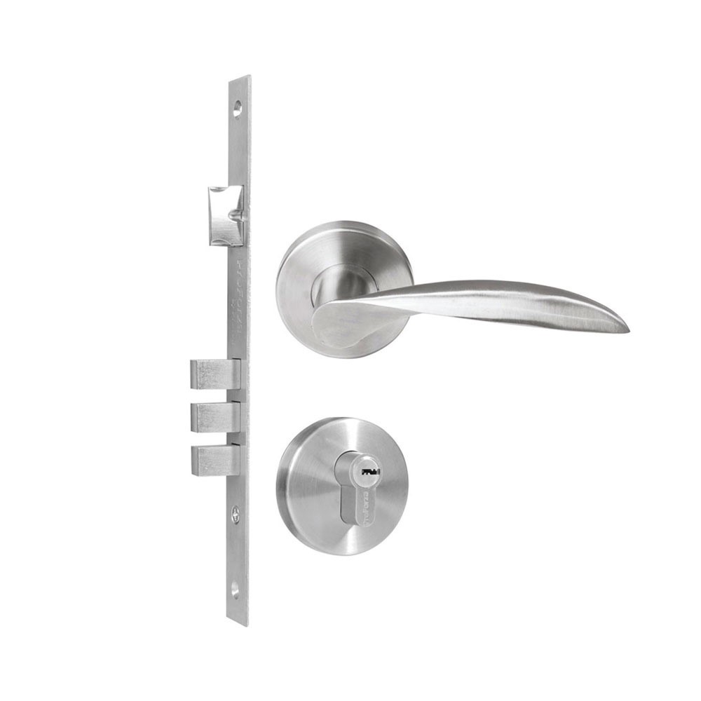 Cerradura Entrada Principal Lock Plata Messina Profesional Proforza