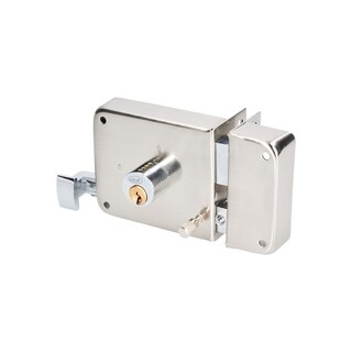 Foto 1 | Cerradura Sobreponer Derecha Lock color Plata Instala Fácil Llave Estánd
