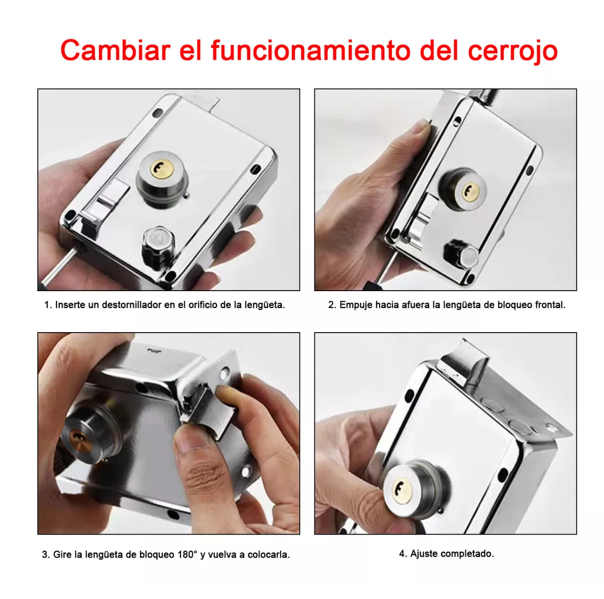 Foto 5 pulgar | Cerradura Belug con Accesorios