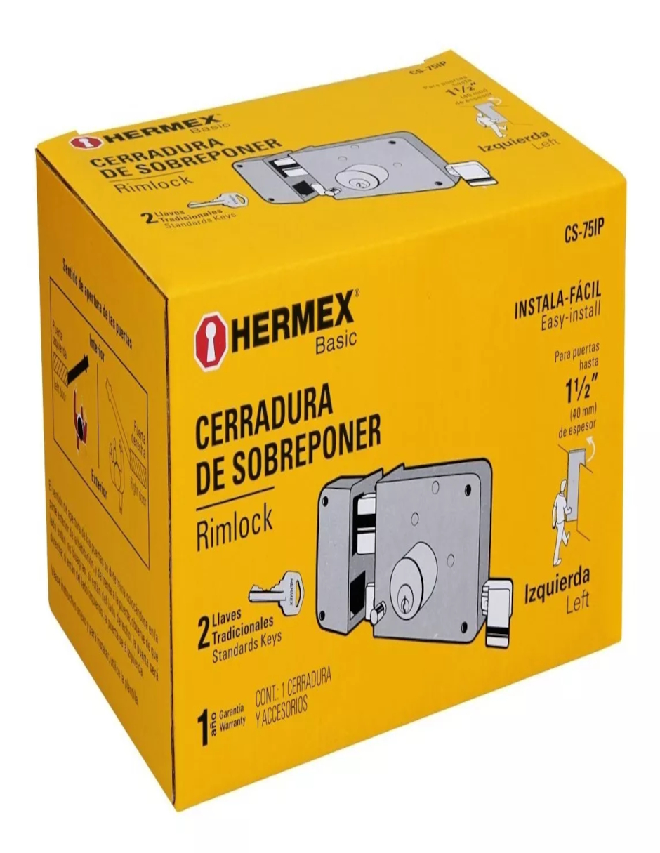 Foto 5 | Cerradura Sobreponer Instala-fácil Izquierda + Termo De Agua De Regalo Güish