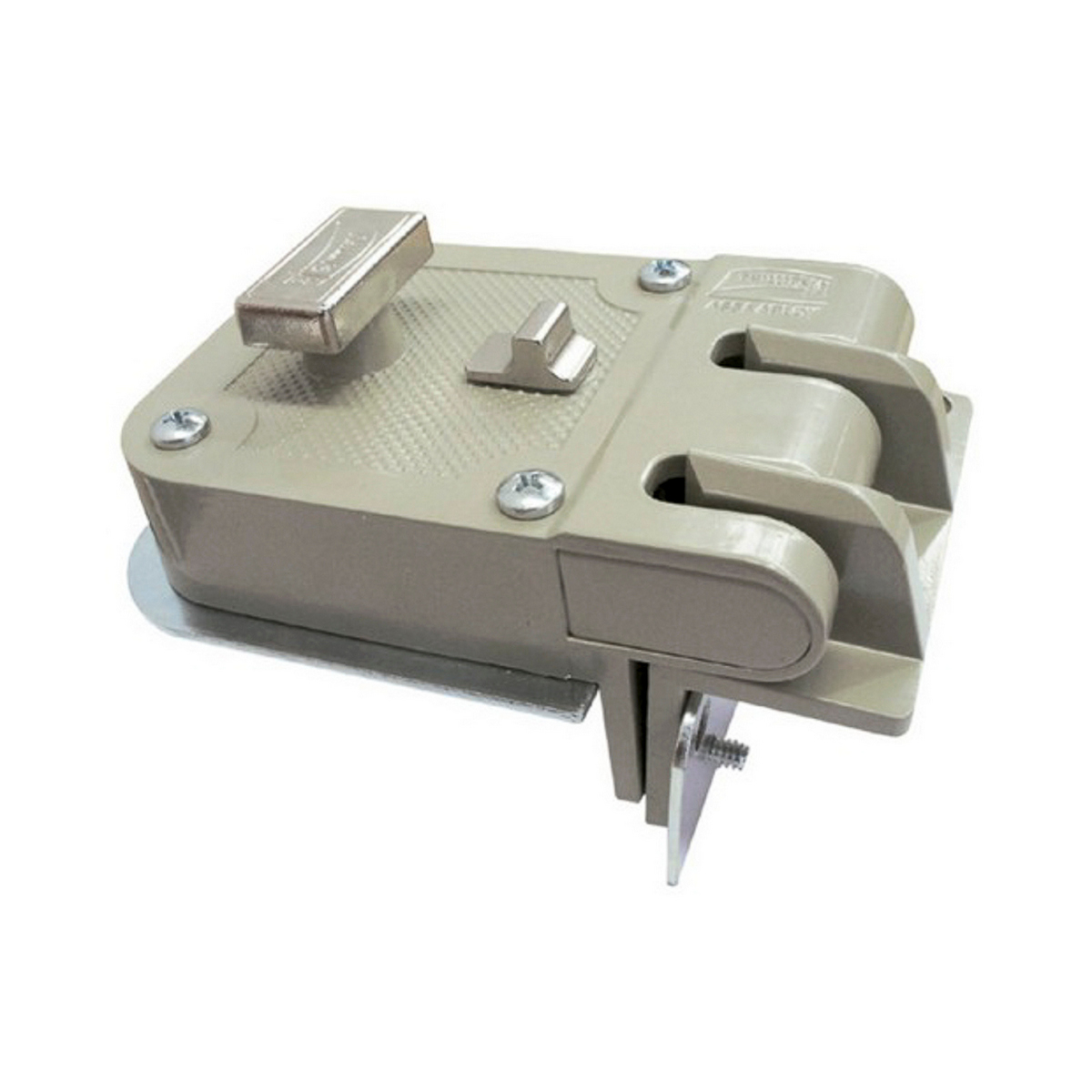 Cerradura Puerta Corrediza Phillips Derecha Doble Cilindro Beige