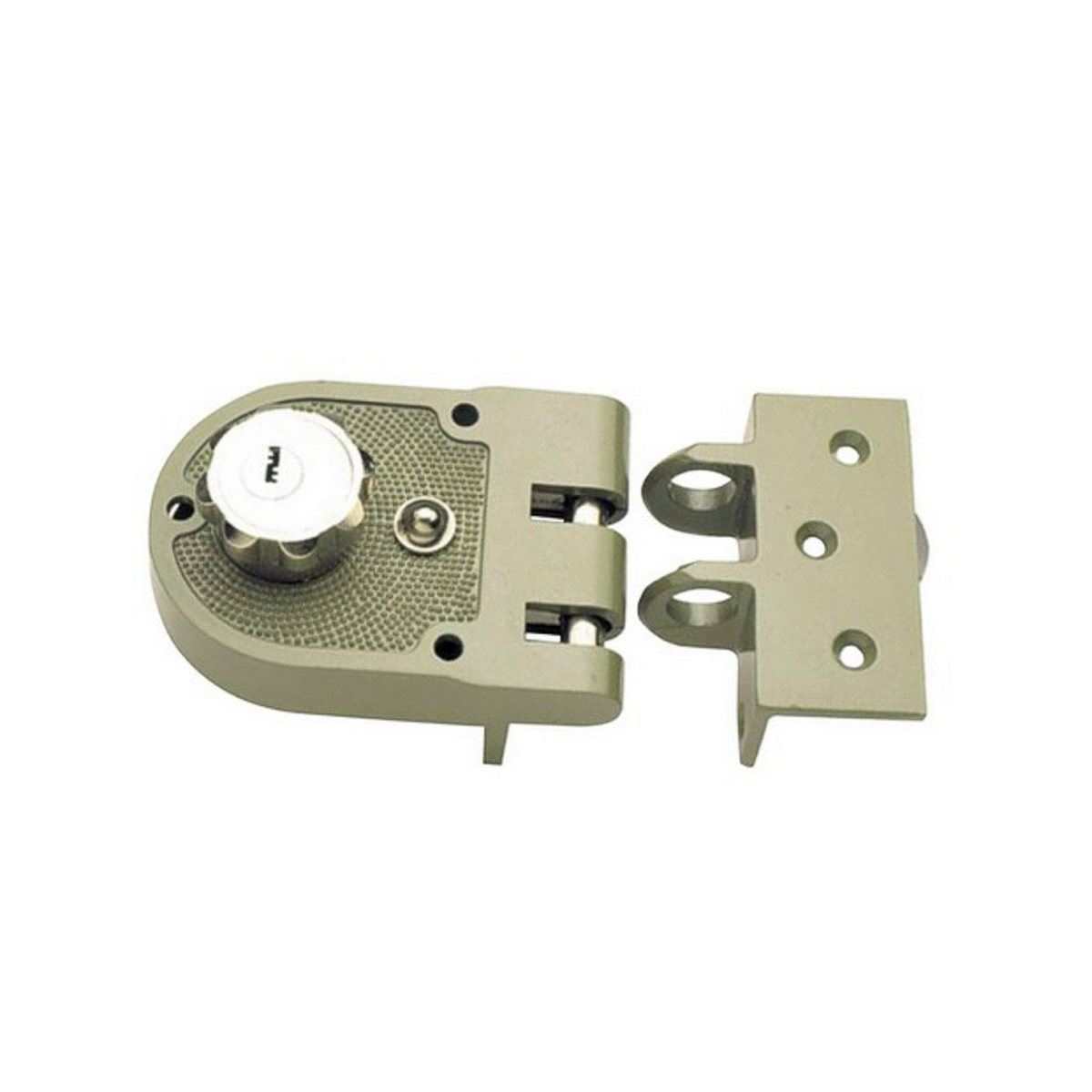Cerradura Puerta Corrediza Phillips Izquierda Llave/puntos Beige