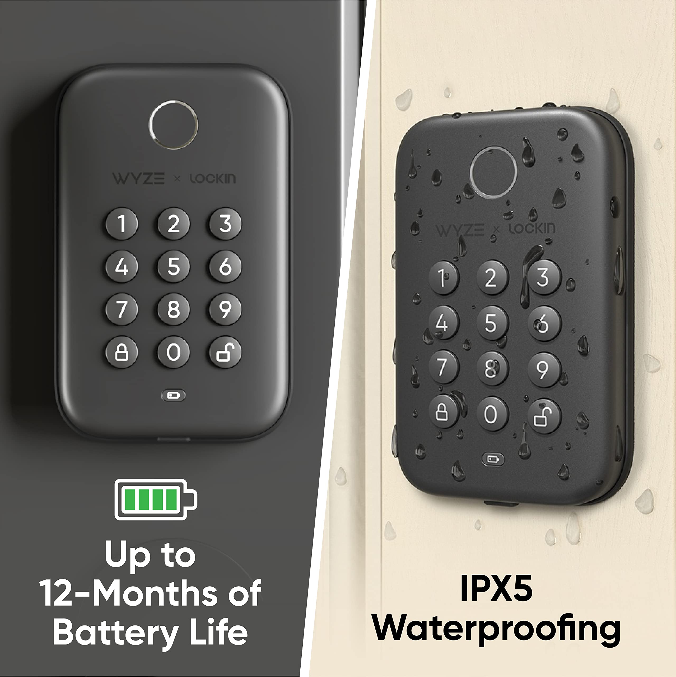 Foto 6 pulgar | Huella Digital Inteligente Bluetooth Deadbolt Wyze Auto-lock Bolt - Venta Internacional.