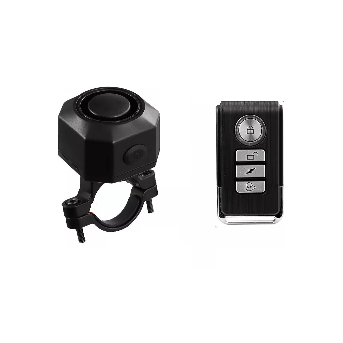 Alarma Para Bicicleta Antirrobo Inalámbrica Control Remoto  Eo Safe Imports Esi-12613 Negro