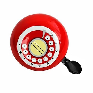 Foto 1 | Timbre Para Bicicleta Rojo Teléfono Macaron 80mm Taiwan