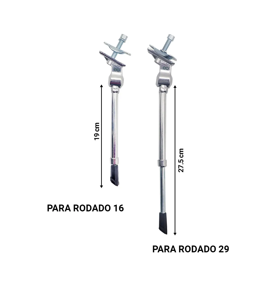 Foto 3 | Parador Pata Central C/extencion Para Bicicleta Rodado 16-29 Eo Safe Imports Esi-19303 Plata